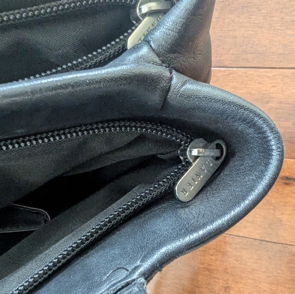 DANIER VINTAGE LEATHER SHOULDER BAG - Picture 3 of 4